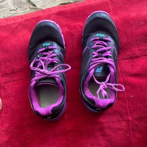 Fila purple athletic sneakers